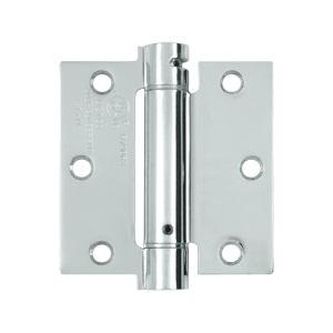 Deltana 3 1/2" X 3 1/2" Square Corner Spring Steel Hinge DSH35