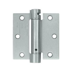 Deltana 3 1/2" X 3 1/2" Square Corner Spring Steel Hinge DSH35