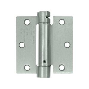 Deltana 3 1/2" X 3 1/2" Square Corner Spring Steel Hinge DSH35