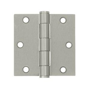 Deltana 3 1/2" x 3 1/2" Square Corner Heavy Duty Steel Hinges S35HD