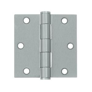 Deltana 3 1/2" x 3 1/2" Square Corner Heavy Duty Steel Hinges S35HD