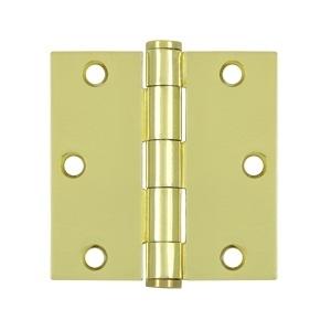 Deltana 3 1/2" x 3 1/2" Square Corner Heavy Duty Steel Hinges S35HD