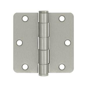 Deltana 3 1/2" x 3 1/2" Radius Corner Heavy Duty Steel Hinges
