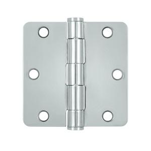 Deltana 3 1/2" x 3 1/2" Radius Corner Heavy Duty Steel Hinges