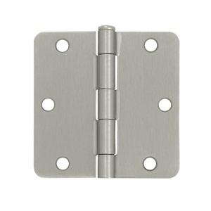 Deltana 3 1/2" x 3 1/2" Radius Corner Residential Steel Hinges S35R4/S35R5
