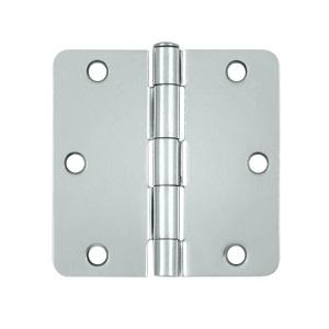 Deltana 3 1/2" x 3 1/2" Radius Corner Residential Steel Hinges S35R4/S35R5