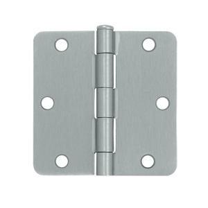 Deltana 3 1/2" x 3 1/2" Radius Corner Residential Steel Hinges S35R4/S35R5