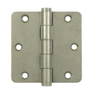 Deltana 3 1/2" x 3 1/2" Radius Corner Residential Solid Brass DSB35R5R/DSB35R4R