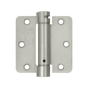 Deltana 3 1/2" X 3 1/2" Radius Corner Spring Steel Hinge DSH35R4/DSH35R5