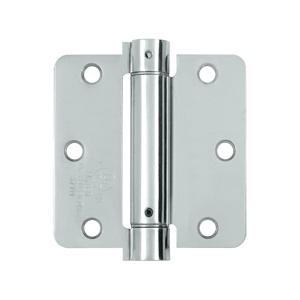 Deltana 3 1/2" X 3 1/2" Radius Corner Spring Steel Hinge DSH35R4/DSH35R5