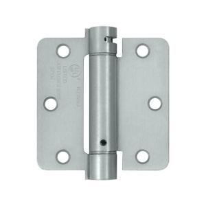 Deltana 3 1/2" X 3 1/2" Radius Corner Spring Steel Hinge DSH35R4/DSH35R5