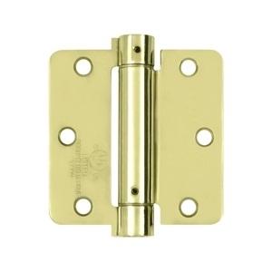 Deltana 3 1/2" X 3 1/2" Radius Corner Spring Steel Hinge DSH35R4/DSH35R5