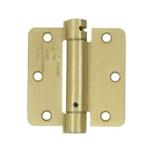 Deltana 3 1/2" X 3 1/2" Radius Corner Spring Steel Hinge DSH35R4/DSH35R5