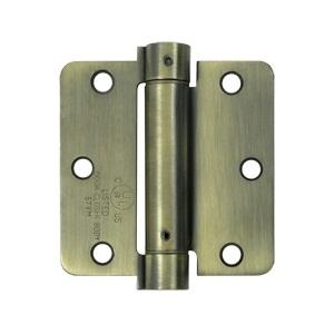 Deltana 3 1/2" X 3 1/2" Radius Corner Spring Steel Hinge DSH35R4/DSH35R5