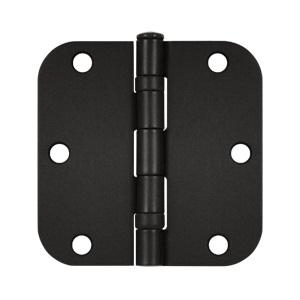 Deltana 3 1/2" x 3 1/2" Radius Corner Ball Bearing Residential Steel Hinges