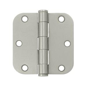 Deltana 3 1/2" x 3 1/2" Radius Corner Heavy Duty Steel Hinges