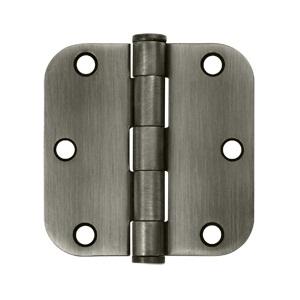 Deltana 3 1/2" x 3 1/2" Radius Corner Heavy Duty Steel Hinges