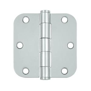 Deltana 3 1/2" x 3 1/2" Radius Corner Heavy Duty Steel Hinges