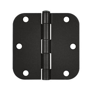 Deltana 3 1/2" x 3 1/2" Radius Corner Residential Steel Hinges S35R4/S35R5