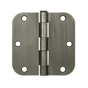 Deltana 3 1/2" x 3 1/2" Radius Corner Residential Steel Hinges S35R4/S35R5