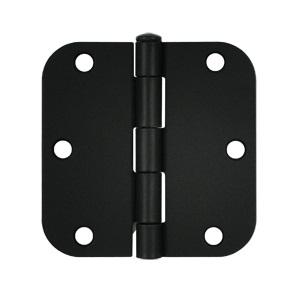 Deltana 3 1/2" x 3 1/2" Radius Corner Residential Steel Hinges S35R4/S35R5