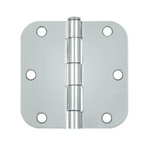 Deltana 3 1/2" x 3 1/2" Radius Corner Residential Steel Hinges S35R4/S35R5