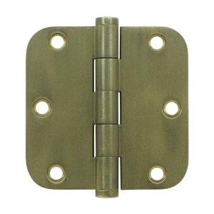 Deltana 3 1/2" x 3 1/2" Radius Corner Residential Solid Brass DSB35R5R/DSB35R4R