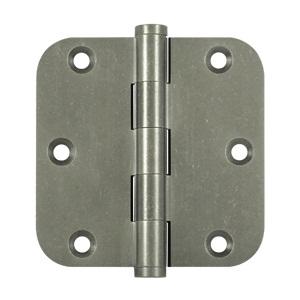 Deltana 3 1/2" x 3 1/2" Radius Corner Residential Solid Brass DSB35R5R/DSB35R4R