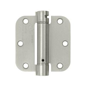 Deltana 3 1/2" X 3 1/2" Radius Corner Spring Steel Hinge DSH35R4/DSH35R5