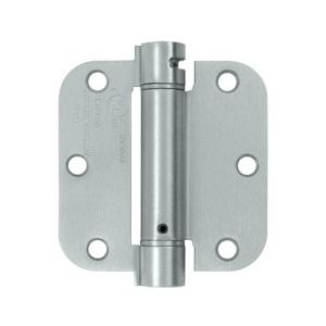 Deltana 3 1/2" X 3 1/2" Radius Corner Spring Steel Hinge DSH35R4/DSH35R5