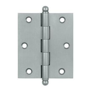 Deltana 3" x 2 1/2" Cabinet Brass Hinges w/Ball Tips (Pair) CH3025