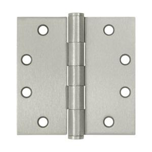 Deltana 4 1/2" x 4 1/2" Square Corner Heavy Duty Steel Hinges S45U