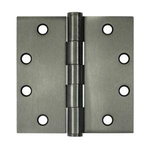 Deltana 4 1/2" x 4 1/2" Square Corner Heavy Duty Steel Hinges S45U
