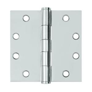 Deltana 4 1/2" x 4 1/2" Square Corner Heavy Duty Steel Hinges S45U