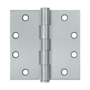 Deltana 4 1/2" x 4 1/2" Square Corner Heavy Duty Steel Hinges S45U