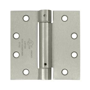 Deltana 4 1/2" X 4 1/2" Square Corner Spring Steel Hinge DSH45U
