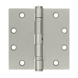 Deltana 4 1/2" x 4 1/2" Square Corner Ball Bearing Heavy Duty Steel Hinges-NRP