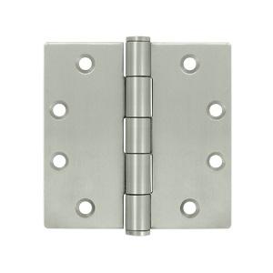 Deltana 4 1/2" x 4 1/2" Square Corner Stainless Steel Hinges SS45U32D