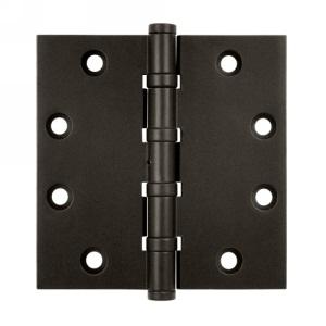 Deltana 4 1/2" x 4 1/2" Square Corner Ball Bearing Brass Hinges NRP DSB45NB 