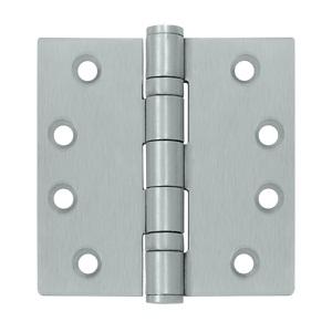 Deltana 4" x 4" Square Corner Ball Bearing Heavy Duty Steel Hinges S44HDBB