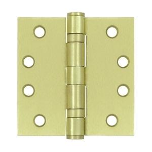 Deltana 4" x 4" Square Corner Ball Bearing Heavy Duty Steel Hinges S44HDBB
