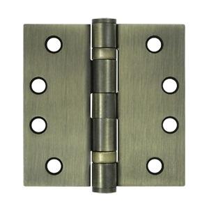 Deltana 4" x 4" Square Corner Ball Bearing Heavy Duty Steel Hinges S44HDBB