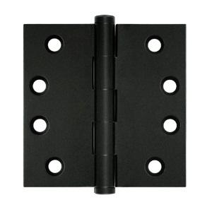 Deltana 4" x 4" Square Corner Solid Brass Hinges (Pair) DSB4