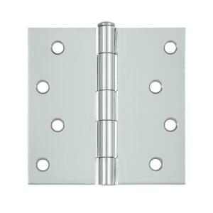 Deltana 4" x 4" Square Corner Residential Steel Hinges S44R