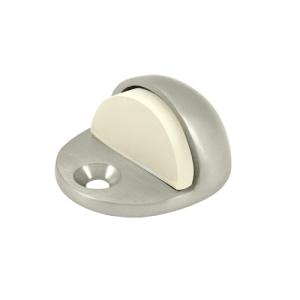 Deltana 1" Floor Mounted Dome Stop in Satin Nickel