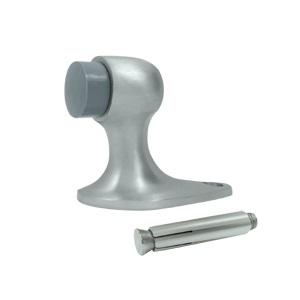 Deltana FDB218 Solid Brass Floor Mount Door Bumper 2 1/8 inch Satin Chrome