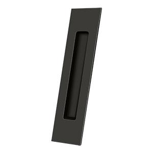 Deltana FP10225 Solid Brass Rectangular HD Flush Pull Oil Rubbed Bronze (US1OB)