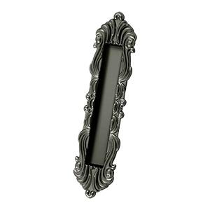 Deltana FPV10225 Solid Brass Victorian HD Flush Pull Antique Pewter (US15A)