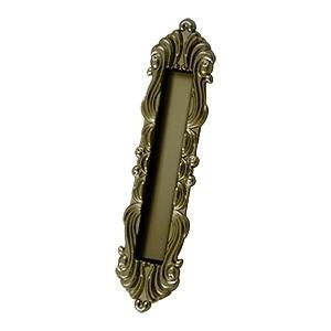 Deltana FPV10225 Solid Brass Victorian HD Flush Pull Antique Brass (US5)