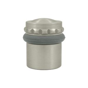 Deltana 1-5/8" Universal Pattern Top Floor Bumper in Satin Nickel (US15)